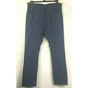 Eddie Bauer Mens Pant 38x32 Gray Adventure Trek Nylon Stretch Hiking Travel